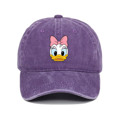 Cartoon Character Baseball Cap – Vintage Washed Unisex Hat