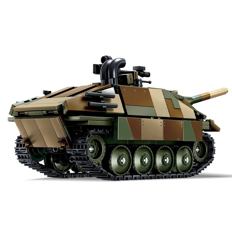 M40 Tank Destroyer Building Blocks Model – Military DIY Brick Set for Kids