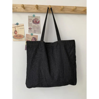 Denim Tote Bag Large Capacity Women's Shoulder Bag