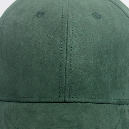 Suede Baseball Cap – Unisex Retro Snapback Hat for Men & Women