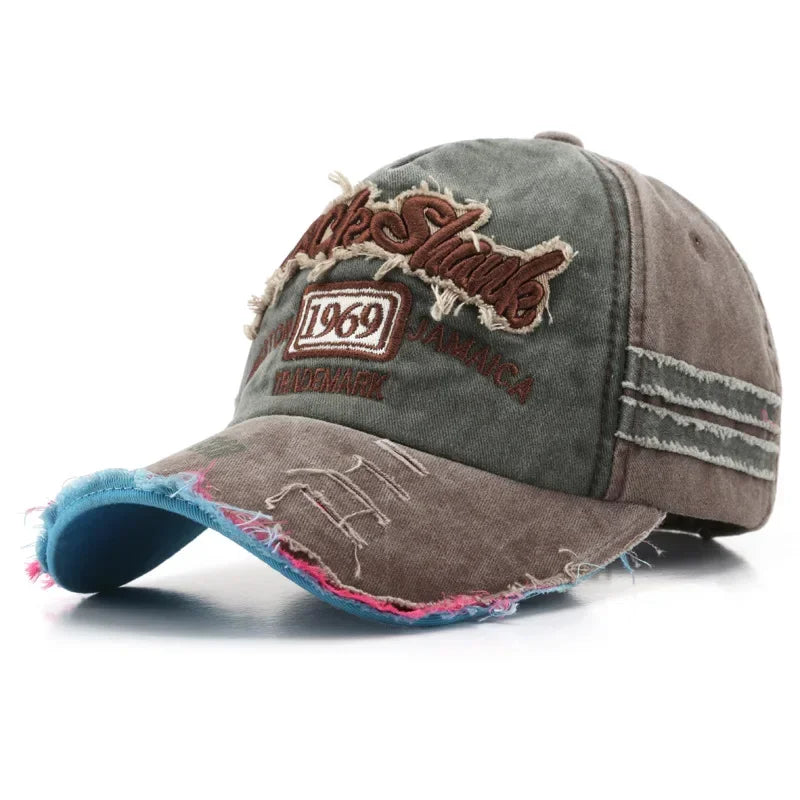 Retro Letter Embroidery Baseball Cap – Cotton Hip Hop Hat
