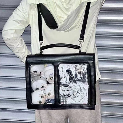 Japanese Transparent Ita Bag Large Capacity Crossbody Shoulder Bag
