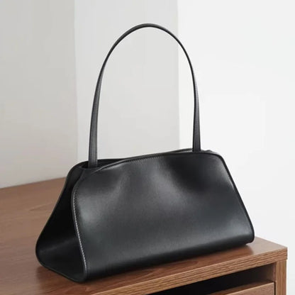 Genuine Leather Tote Bag – Luxury Top-Grain Cowhide for Women