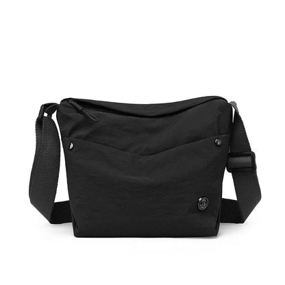 Lightweight Nylon Crossbody Bag – Wide Strap Women's Shoulder Bag