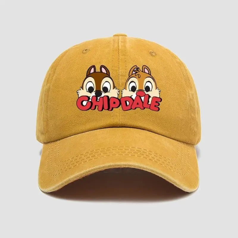 Chip & Dale Baseball Cap – Cute Cartoon Disney Hat for Men & Women