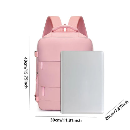 Carry-On Travel Backpack – Lightweight Laptop Boarding Bag