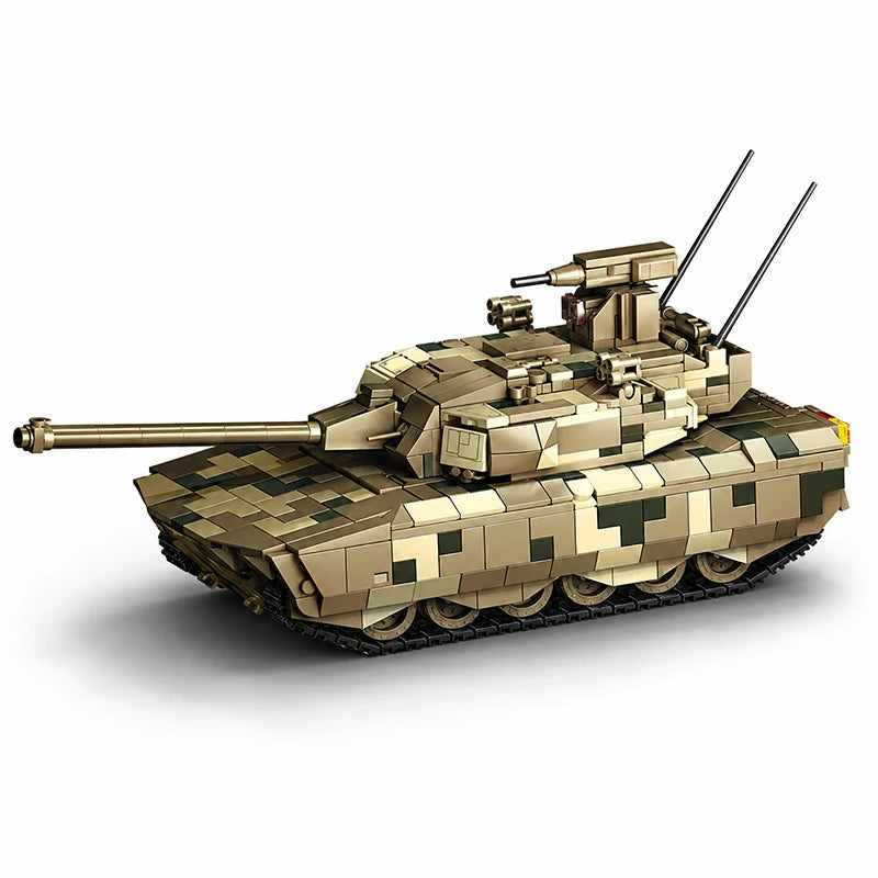 Military Tank Building Blocks Set – 99B MOC Army Brick Model
