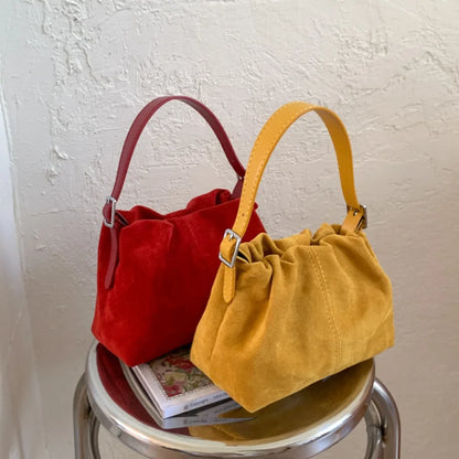 Matte Crossbody Shoulder Bag – Korean Style Soft Handbag