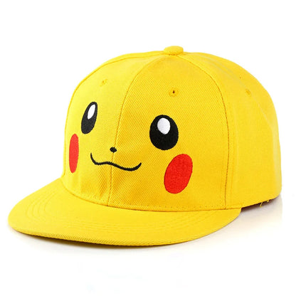 Pokemon Pikachu Baseball Cap Anime Cosplay Hat for Kids & Adults