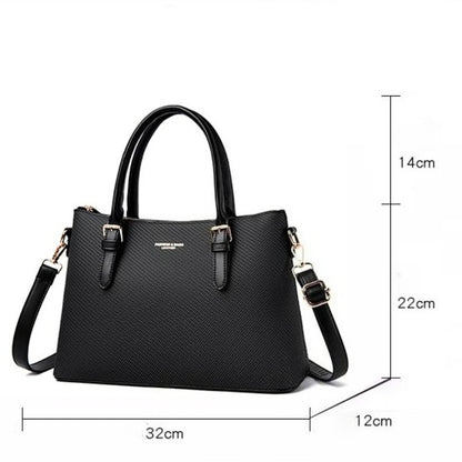 Women's PU Leather Handbag – Large Capacity Shoulder & Crossbody Bag