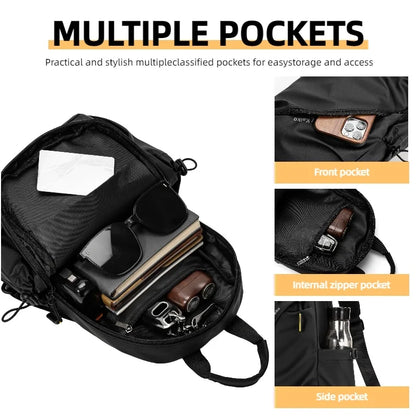 Men's Waterproof Chest Bag – Minimalist Sling Crossbody
