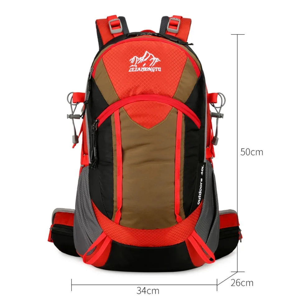 40L Waterproof Hiking Backpack for Men & Women – Outdoor Travel Rucksack