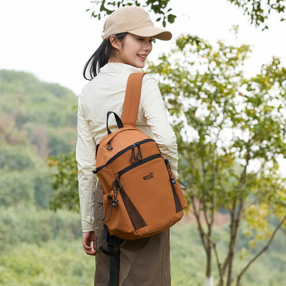 Water-Resistant Nylon Backpack – Large Capacity Unisex Outdoor Bag