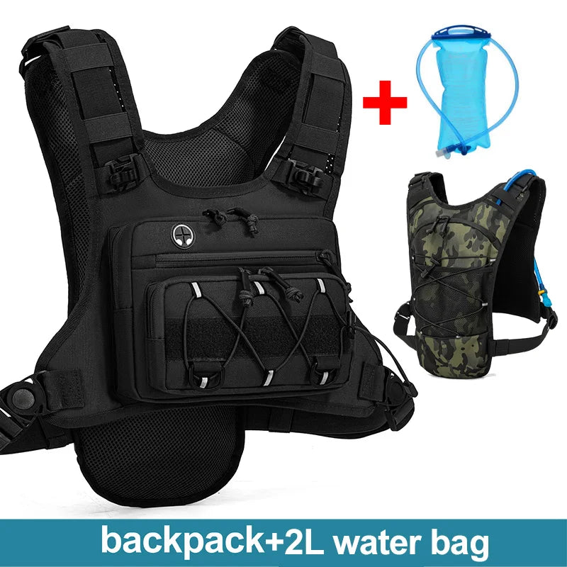 Running Chest Pack Hydration Vest – Tactical Sports Bag for Men & Women