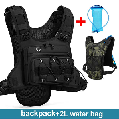 Running Chest Pack Hydration Vest – Tactical Sports Bag for Men & Women