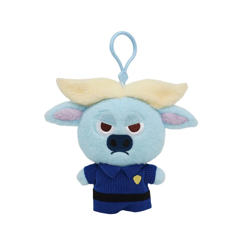 Zootopia Plush Keychain Doll – Cute Bag Charm Pendant