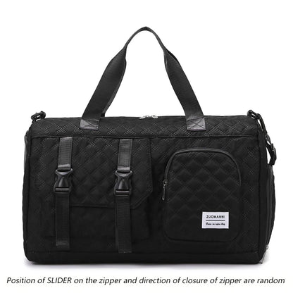 Nylon Travel Duffle Bag – Sports Gym & Overnight Shoulder Bag