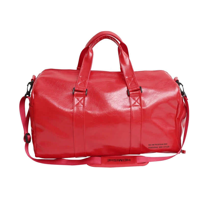 PU Leather Gym Duffel Bag – Premium Travel & Fitness Bag