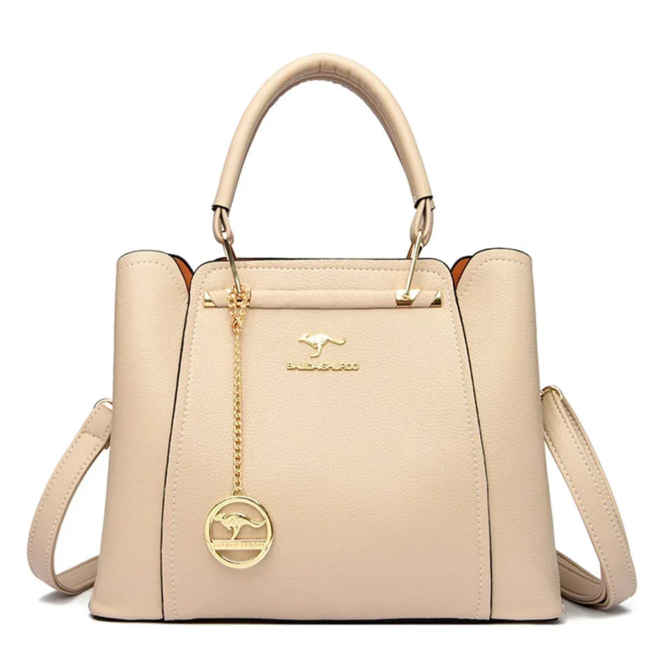Large Capacity Leather Tote Bag for Women