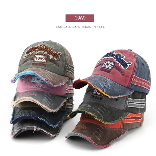 Retro Letter Embroidery Baseball Cap – Cotton Hip Hop Hat