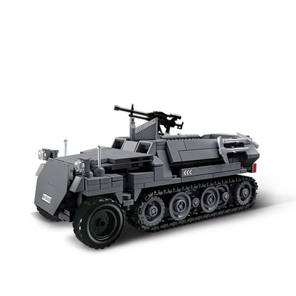 WWII Stuka zu Fuss Half-Track Rocket Launcher Building Blocks MOC
