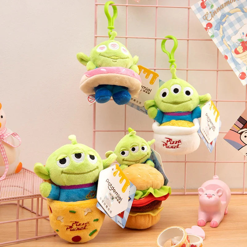Toy Story Alien Plush Keychain – Disney Cartoon Bag Pendant