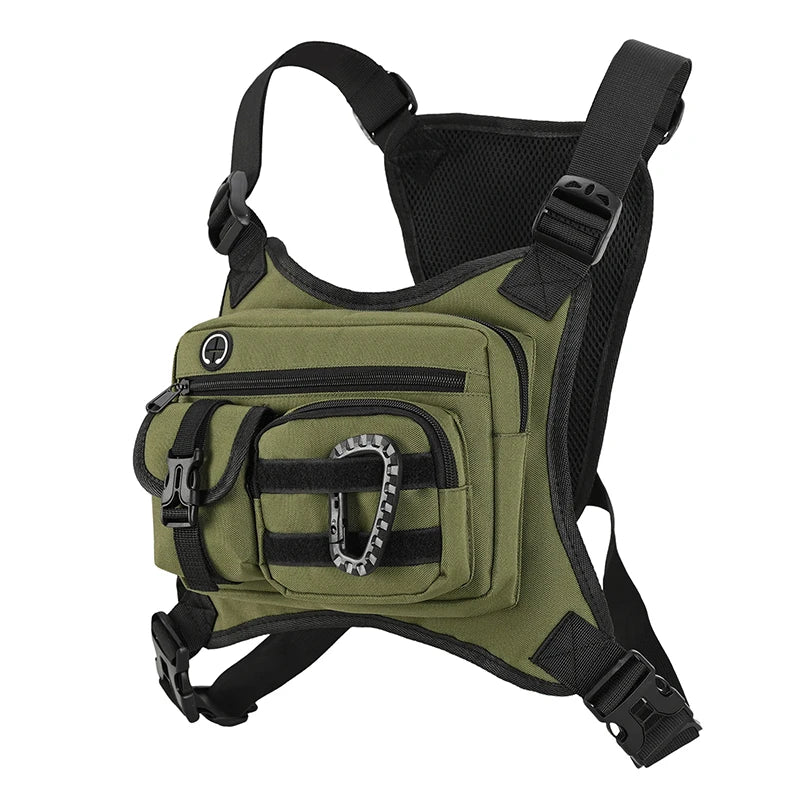 Tactical Chest Bag – Multi-Pocket Outdoor Sports Harness Pack