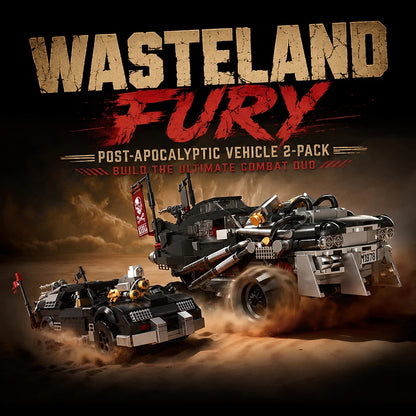 Wasteland Fury Armored Car Building Blocks Set – 1726 Pcs