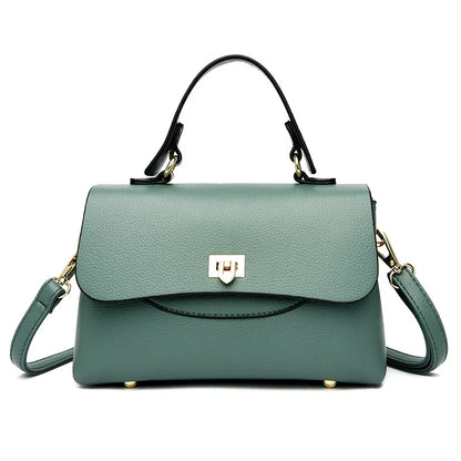 Women's Leather Crossbody Bag – Large Capacity Shoulder Handbag