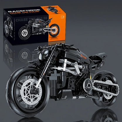 Motorcycle Building Blocks Set 1:8 Scale MOC Model – 538 Pcs