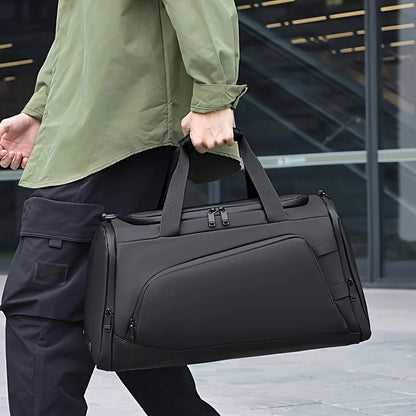 Men's Travel Duffel Bag with Independent Shoe Compartment