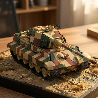 King Tiger II Heavy Tank MOC Building Set
