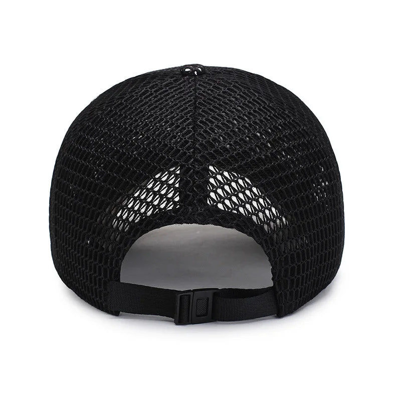 Breathable Mesh Baseball Cap Unisex Snapback Summer Sun Hat