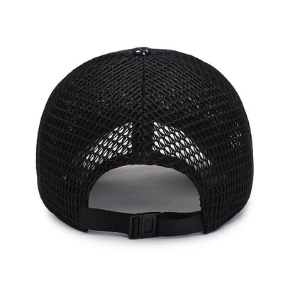 Breathable Mesh Baseball Cap Unisex Snapback Summer Sun Hat