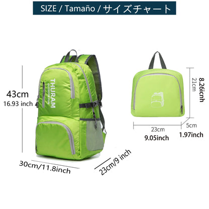 35L Waterproof Packable Backpack – Lightweight Foldable Daypack