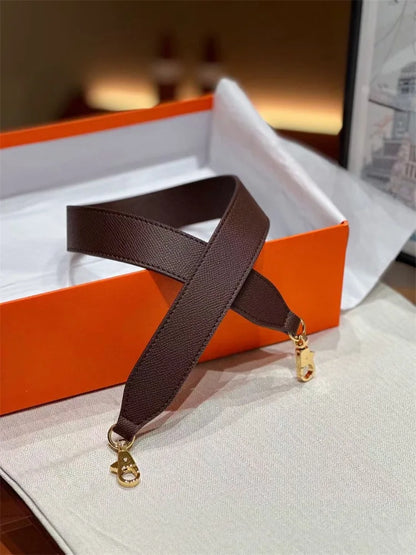 Wide Genuine Leather Bag Strap Replacement for Women