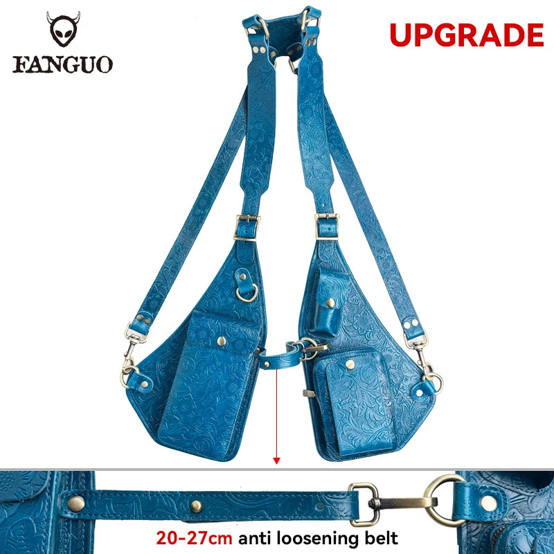 Genuine Leather Underarm Holster Bag – Men's Anti-Theft Shoulder Pack