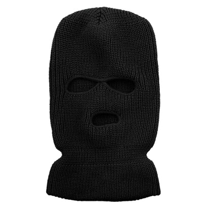 Balaclava Ski Mask 3-Hole Winter Face Cover – Unisex Knit Beanie
