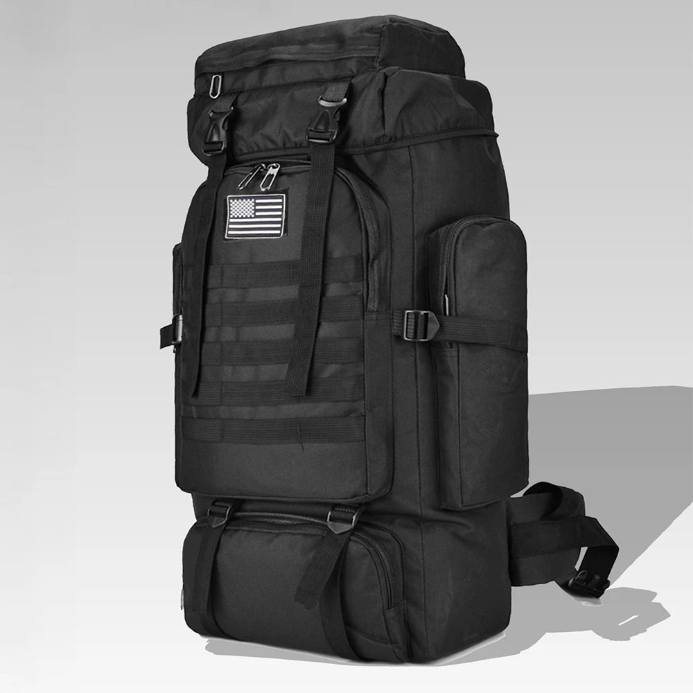 Tactical Backpack 80L/100L – Military Hiking & Camping Bag