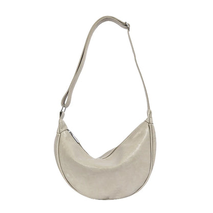 Crescent Hobo Bag for Women – Soft PU Leather Crossbody