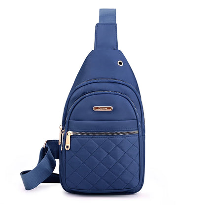 Quilted Sling Chest Bag for Women – Crossbody Shoulder Bag