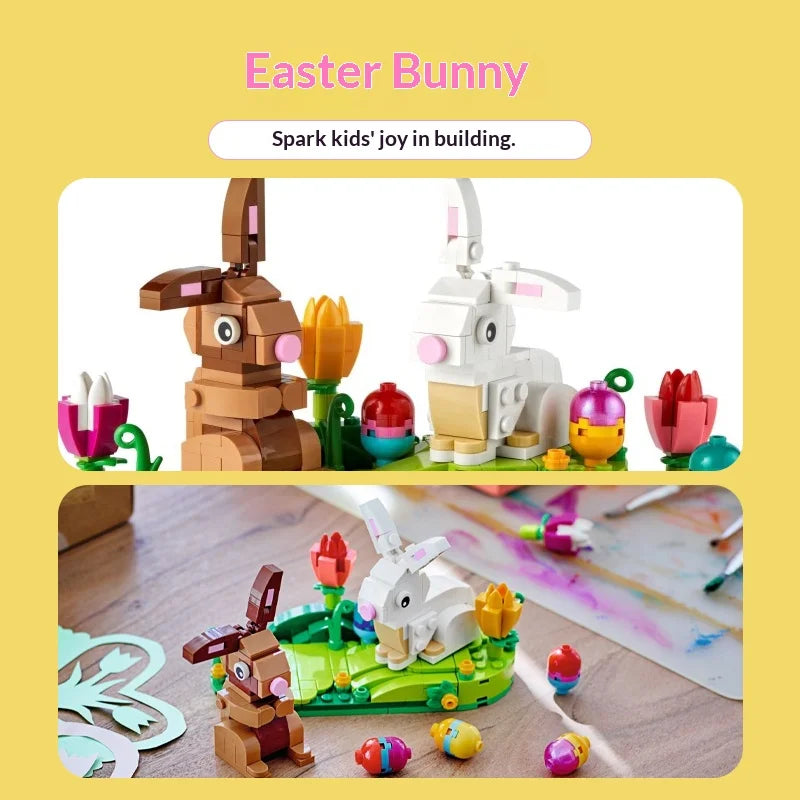 LEGO Easter Bunny Building Set 40523 – Desktop Decoration, 147 Pieces