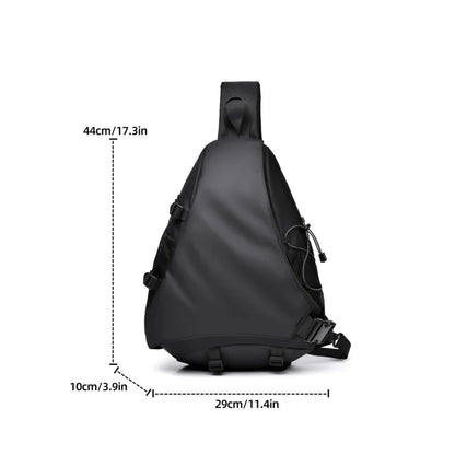 Water-Repellent Sling Chest Bag for Men & Women – Large Capacity Outdoor Pack