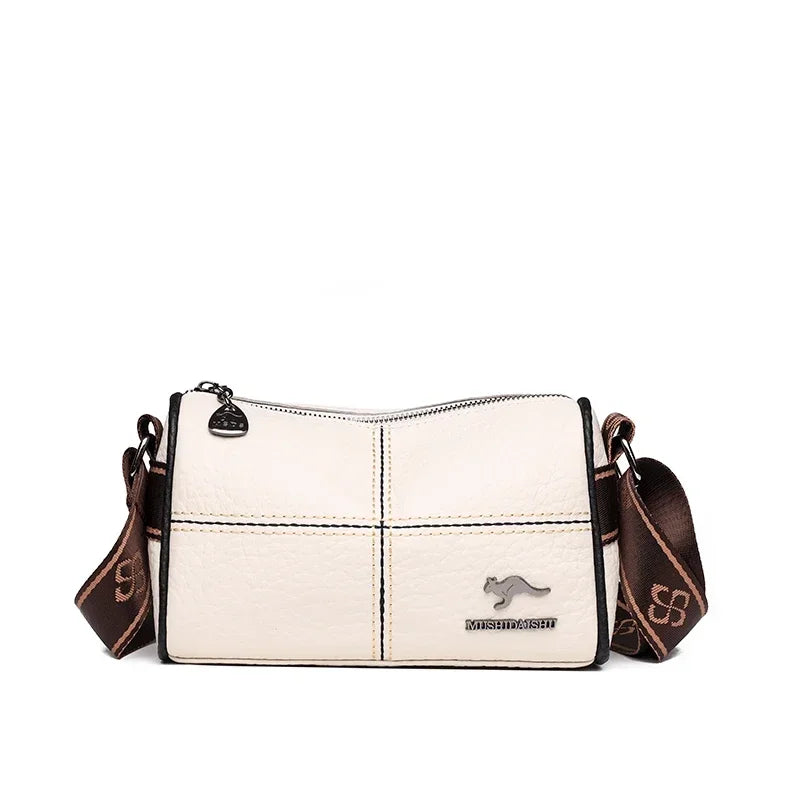 Genuine Leather Crossbody Bag for Women – Luxury Shoulder Messenger