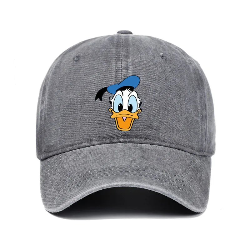 Cartoon Character Baseball Cap – Vintage Washed Unisex Hat