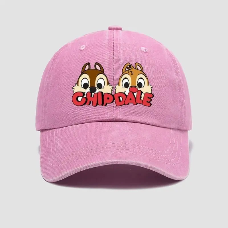 Chip & Dale Baseball Cap – Cute Cartoon Disney Hat for Men & Women