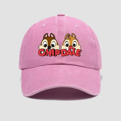 Chip & Dale Baseball Cap – Cute Cartoon Disney Hat for Men & Women