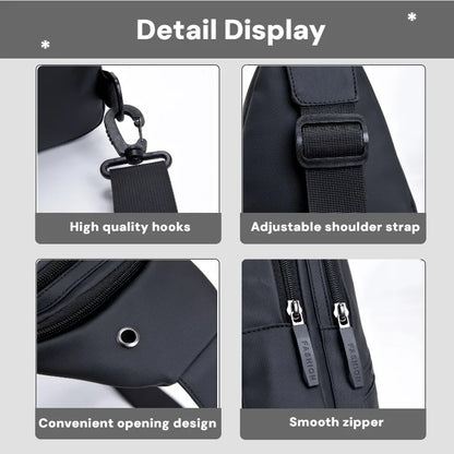 Men's Crossbody Sling Bag for Outdoor, Commuting & Business
