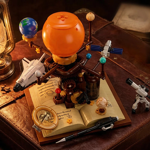 Solar System MOC Building Blocks – Rotating Planet Gear 3D Puzzle Set