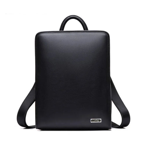 Genuine Leather Men's Backpack – Luxury Large Laptop Bag